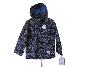 Osh Kosh B'gosh Blue Shark hoodie lined Rain color changing Jacket Size 4T-NWT - Picture 1 of 8