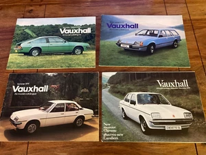 Vauxhall Range Prospekt Sammlung 1979 bis 1980, Restposten, UK Ausgaben - 4 Artikel 04 - Bild 1 von 1