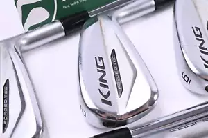 Cobra King Forged Tec 2020 Eisen / 4-PW+GW / Stiff Flex KBS $-Taper Lite Schäfte - Bild 1 von 7