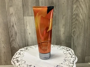 Bath and Body Works SENSUAL AMBER ULTRA KARITÈ CREMA CORPO 8 oz ritirata NUOVA - Foto 1 di 2