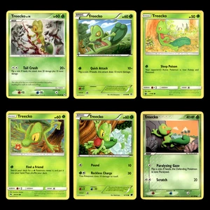 6x Treecko Lot 78 Platinum Arceus Pokemon Cards Collection Set Deck Building TCG - Picture 1 of 2