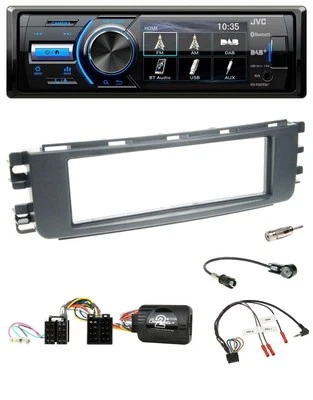 JVC Bluetooth Lenkrad USB DAB Autoradio für Smart ForFour 04-06 W454 Audio 20 - Bild 1 von 4