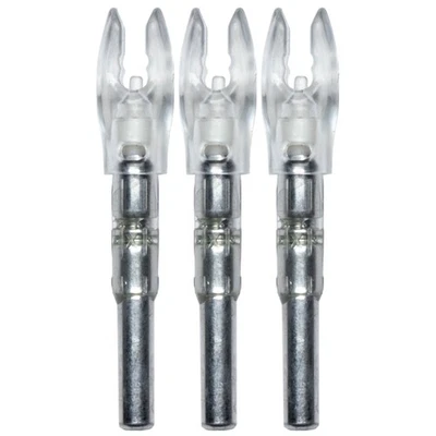 Nockturnal Fit Universal Size Strobing Blue and Green Lighted Nock 3-Pack - Image 1 of 2