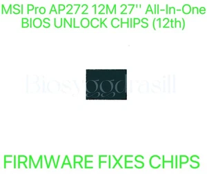 MSI Pro AP272 12M 27'' All-In-One, ADMIN NO PASSWORD FIRMWARE FIXES BIOS CHIP - Afbeelding 1 van 1