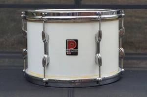 Vintage 50s 60s Premier 12x8" tom Drum in White Duroplastic - Picture 1 of 7