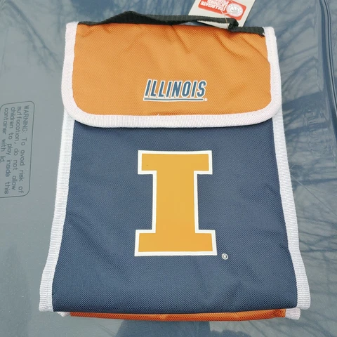 University Of Illinois Lunch Bag! Fighting Illini NEW Cover