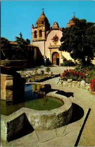 Postal CARMEL MISSION BASILICA Carmel, California CA - Imagen 1 de 2