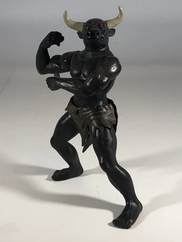 Vintage Black Minotaur Red Eyes 6" Action Figure Cover
