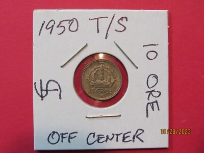 1950 T-S  "10 ORE"  !!! OFF CENTER ERROR !!!! - Image 1 of 4