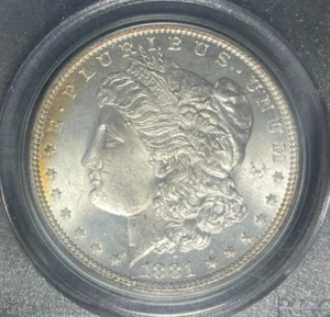 Dólar de plata Morgan 1881-O ~ PCGS MS 65 ~HERMOSA MONEDA ~ REF#0280 - Imagen 1 de 4