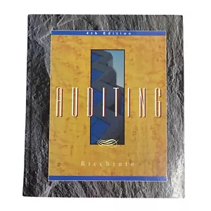AUDITING 4th Edition ACCOUNTING PRINCIPLES By David N Ricchiute Hardcover - Bild 1 von 6