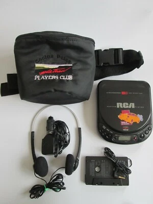 Портативный автомобильный проигрыватель дисков RCA персональная модель компакт-дисков RP-7925A с чехлом и аксессуарами - Изображение 1 из 4