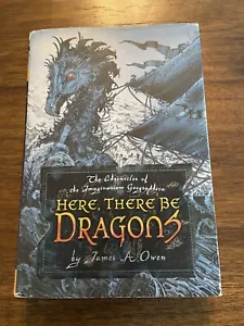 SIGNED Here, There Be Dragons By James A Owen 1st Edition 1st Printing 2006 HC - Picture 1 of 12