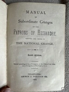 1914 antike Gönner der Ehe "Handbuch der untergeordneten Scheunen" - Die Scheune - Bild 1 von 5