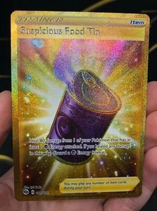 Tarjeta de Entrenador Suspicious Food Tin Gold Secret Rara Champion's Path 080/073 Casi Nueva - Imagen 1 de 4