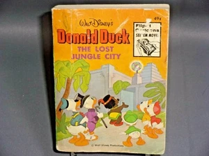 Vintage 1975 DONALD DUCK THE LOST JUNGLE CITY Whitman Better Little Book Big - Picture 1 of 8