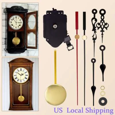 Quartz Wall Clock Pendulum Swing Movement Mechanism DIY Kit Chime Repair Parts