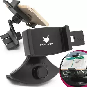 Mobilefox Car Phone Mount Holder Universal Cd-Slot Car Smartphone - Picture 1 of 6