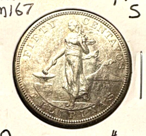 Philippines 1904 S 50 centavos KM 167 BU - Picture 1 of 2
