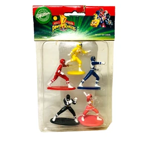 1994 Wilton 2" Mini Figures SET of Five Cake Toppers New Rare  Power Rangers - Picture 1 of 6