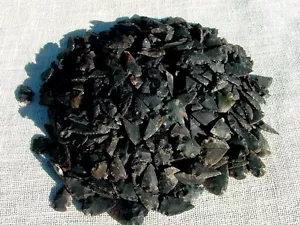 25 blacks & dark arrowheads bird points reproduction arrowheads bulk collection - Picture 1 of 1
