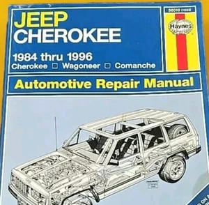Haynes Repair Manual 50010 Jeep Cherokee Wagoneer Comanche 1984-1996 - Picture 1 of 7