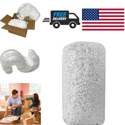 Embalaje Cacahuetes 3.5 Pies Cúbicos Blanco Material de Amortiguación para Envío y Mudanza Foto 1 de 4