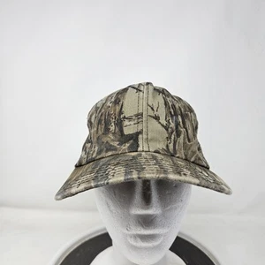 Vintage Realtree Hat Cap Snap Back Camouflage Mesh Trucker Hunting Mens 90s USA - Picture 1 of 7