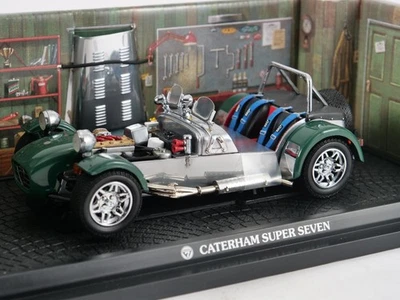 Kyosho 1/18 Caterham Super Seven Racing screen Green n°08221G - Photo 1/4