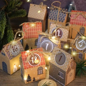 Ruby Adventskalender 2025 zum Befüllen 24 Geschenkboxen mit Zahlen Deko - Bild 1 von 7