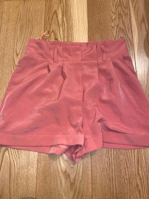 Salmon Pink Shorts Size 6 By Miss Selfridge Petite - Image 1 of 4