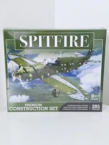 Spitfire WWII Fighter Aircraft Steel Construction Kit Set – 285pc - Picture 1 of 6