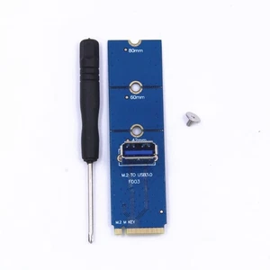 Szybka karta PCIe X4 do M.2 USB 3.0 Riser M2 na SSD 2242 2260 2280 Adapter Exte - Zdjęcie 1 z 8