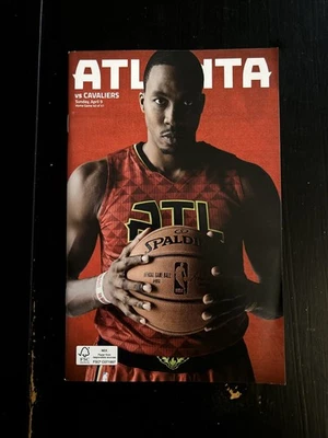 Atlanta Hawks Cleveland Cavaliers NBA Program 4/9/17 Kyrie 45 Lebron 32 Hawks W! - Image 1 of 4