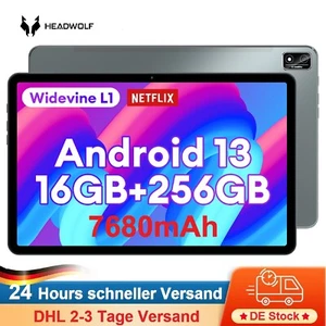 Tablet PC Headwolf 16 GB RAM + 256 GB 11 pulgadas Android 13 Tablet 7680 mAh Dual SIM 4G - Imagen 1 de 11