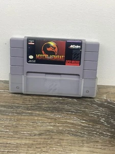 Mortal Kombat Super Nintendo SNES Videogame Cartridge Only - Picture 1 of 4