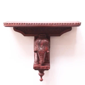 Estante montado en la pared vintage hogar jardín decoración elefante ídolo florero maceta soporte - Imagen 1 de 5