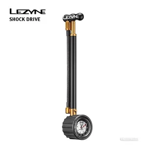 Horquilla de suspensión/bomba manual de choque Lezyne Shock DRIVE MTB: NEGRA - Imagen 1 de 4