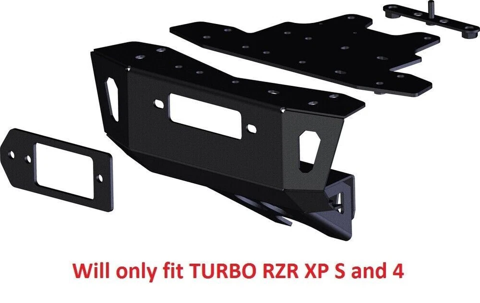 KFI Winch Mount Kit Polaris TURBO RZR XP S and 4 2018-2021 - Imagem 1 de 1