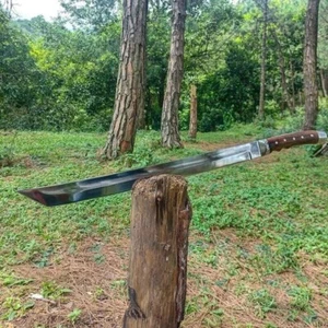 Custom Handmade Carbon Steel Blade Survival Machete Sword | Hunting 26 inches - Picture 1 of 6