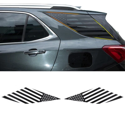 Rear Quarter Window Decals Sticker for Chevrolet Equinox 2017+ Accessories 2pcs Foto 1 de 4
