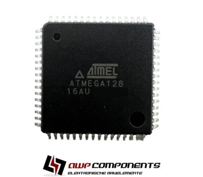 ATMEGA128-16AU - AVR Microcontroller 8-Bit-MCU 16MHz 128KB 64-TQFP - Microchip - Image 1 of 3