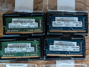 Lot of 4 - Genuine Lenovo PC4-2666 Laptop 8GB DDR4 Memory 01AG843 01AG855 - Picture 1 of 1