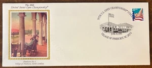 1999 US Open Pinehurst Resort gestempelt Umschlag 99. Meisterschaft Veranda Vintage - Bild 1 von 5