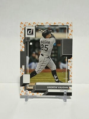 2022 Donruss Andrew Vaughn Fire Emoji #'d/75 - Image 1 of 2
