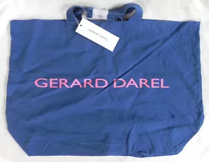 Tote in tessuto Gerard Darel ""Commande"" DJS92J465, Indaco 2299, 20""x14", Nuova con etichette - Foto 1 di 3