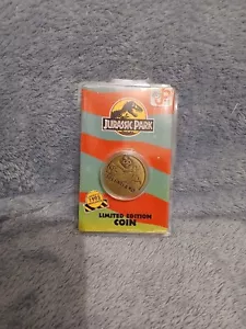 Jurassic Park Collector Coin 30th Anniversary 1993 Limited Piece RARE BRAND NEW - Picture 1 of 4