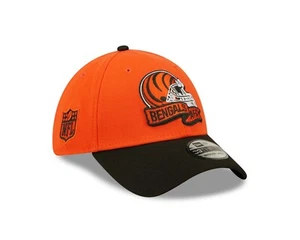 Cincinnati Bengals New Era Sideline Banner Team Colors 39THIRTY Flex Hat - Picture 1 of 8