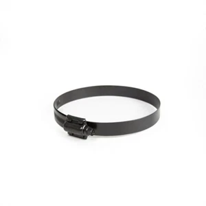 4.50" Stealth Clamp 3.75" - 4.625" BLACK Stainless Steel Heavy Duty Worm Gear - Foto 1 di 4
