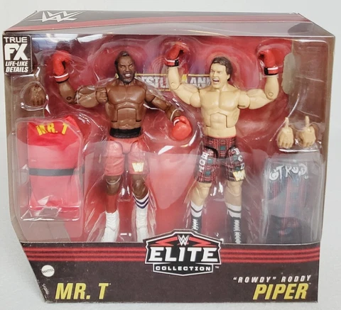 WWE Mattel Elite Mr. T & Roddy Piper Elite 2-Pack WM2 Exclusive SHIPS IN 24 HRS Cover